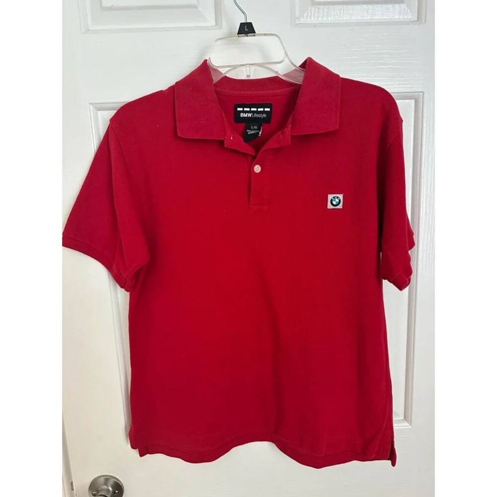 Official BMW Red Polo Shirt